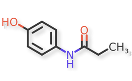 Figure 2b. N-(4-Hydroxyphenyl)propionamide (Acetaminophen Related Compound B)