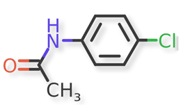 Figure 2e. N-(4-Chlorophenyl)acetamide (Acetaminophen Related Compound J)