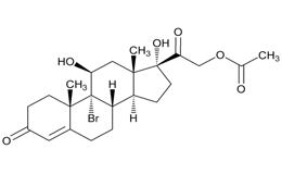 Figure 2i. Bromo hydrocortisone acetate